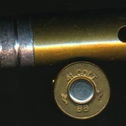 Une cartouche DE CALIBRE  41 COLT  neutra  par  B.B. (Australie)