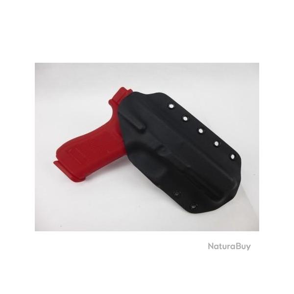 Holster Glock 17 Gen 5 Kydex Nikaia ceinture + platine G-Code