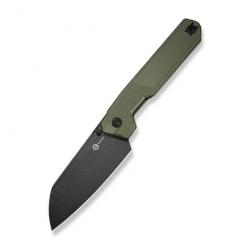 Couteau CIVIVI Hid Green Manche G10 Lame Tanto Reverse Acier 14C28N Blk IKBS Liner Lock CIVC230082