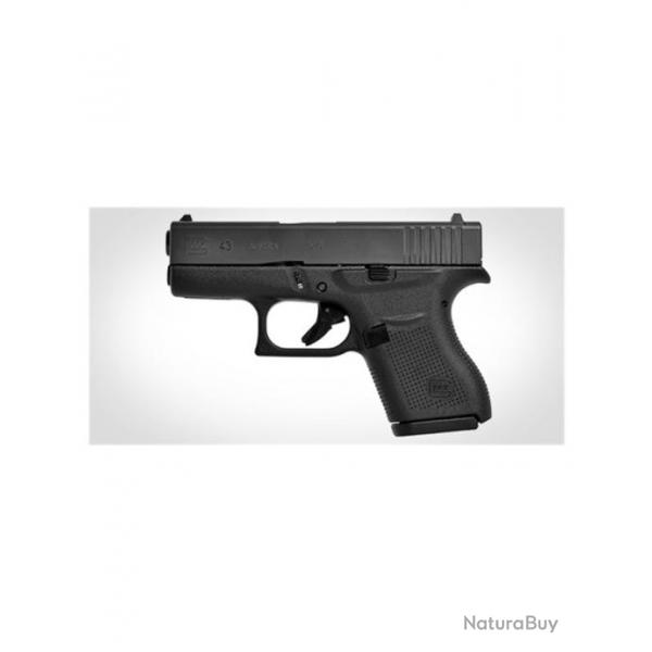 DESTOCKAGE - NEUF - GLOCK - PISTOLET - CAT B - 43 GEN 3 - 9MM - SERIE SLIMLINE - 011454