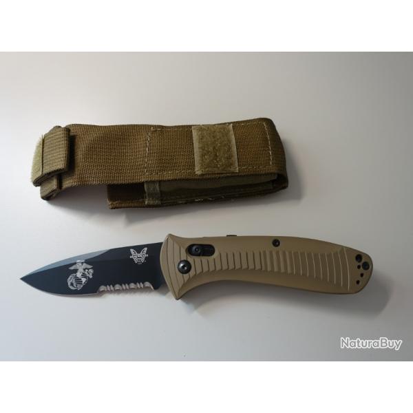 BENCHMADE 5000 SBK Auto Presidio USMC