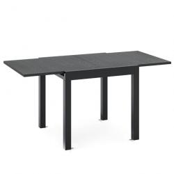 Table de jardin extensible en aluminium ajustable de 80 à 160 cm table à manger rectangulaire pour