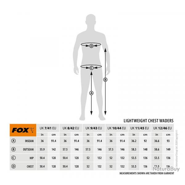Waders Fox Lightweight Green Waders 46