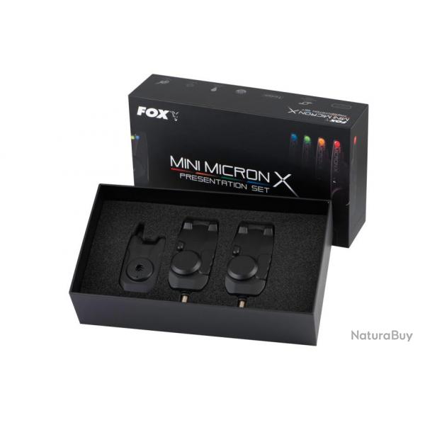 Coffret De Detecteur Fox Mini Micron X 2 Rod Set