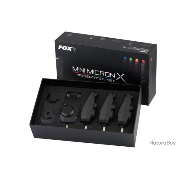 Coffret De Detecteur Fox Mini Micron X 4 Rod Set