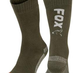 Chaussette Fox Black / Orange Thermolite Long Sock 6 - 9 (Eu 40-43)