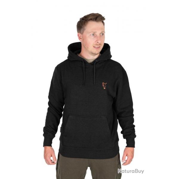 Sweat Fox Collection Hoody - Black & Orange - S