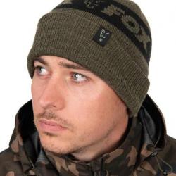 Bonnet Fox Collection Beanie Hat - Green & Black