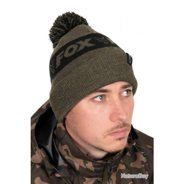 Bonnet Fox Collection Bobble - Green & Black