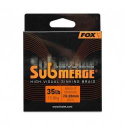 Tresse Fox Submerge Orange Sinking Braid X 300M 0.20Mm 35Lb/15.8Kg