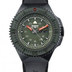 Traser P69 Black Stealth Green, Rubber