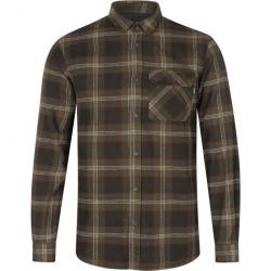 Chemise Glen Flannel Shirt Pine green check