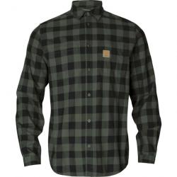 Chemise Härkila Scandinavian L/S shirt Green Check