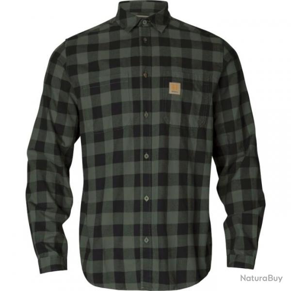 Chemise Hrkila Scandinavian L/S shirt Green Check