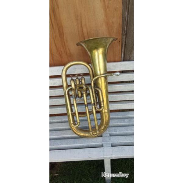 Saxhorn Euphonium Couesnon 3 pistons dbut XXme