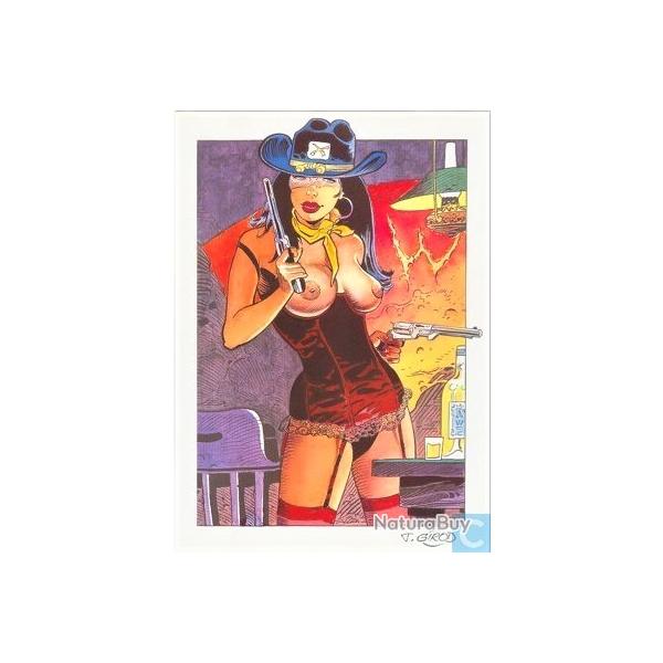 Colt 1851 Navy superbe et trs belle SEXY PIN UP NUE   en parfait tat  dessin de GIROD