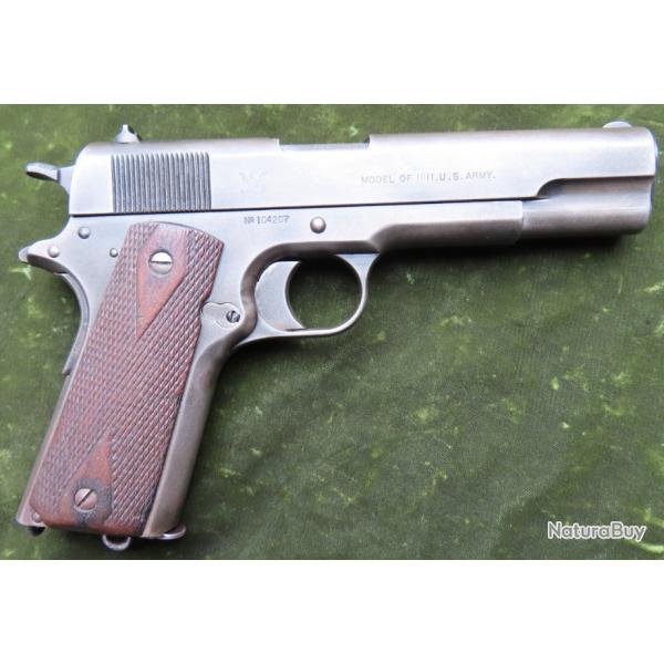 Pistolet semi-automatique 1911 calibre 45 A.C.P. fabrication Springfield Armory en 1914