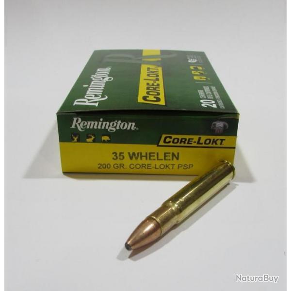 1 boite neuve de 20 cartouches  de calibre 35 Whelen, Remington PSP 200 Grains