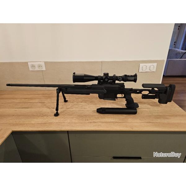 PGM mini hecate 2 calibre 338 lapua magnum avec lunette Schmitt et Bender 5-45x52 pm2