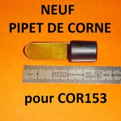 pipet de corne COR153 longueur 48mm diamètre 14mm - VENDU PAR JEPERCUTE (JO772)