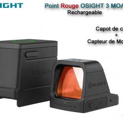 Point Rouge Olight OSIGHT 3 MOA Rechargeable - Version arme de point