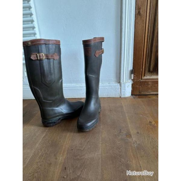 Botte de chasse Aigle doubles cuir