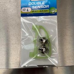 DOUBLE SENSOR L PHOSPHO JAUNE AVEC 2 GRELOTS