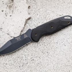 Couteau TOPS Sneaky Pete Acid Rain Lame Acier 1095 Manche Micarta Etui Kydex Sheath USA TPSP03