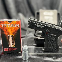 Pistolet BOTAN Noir 9MM PAK + 50 Munitions