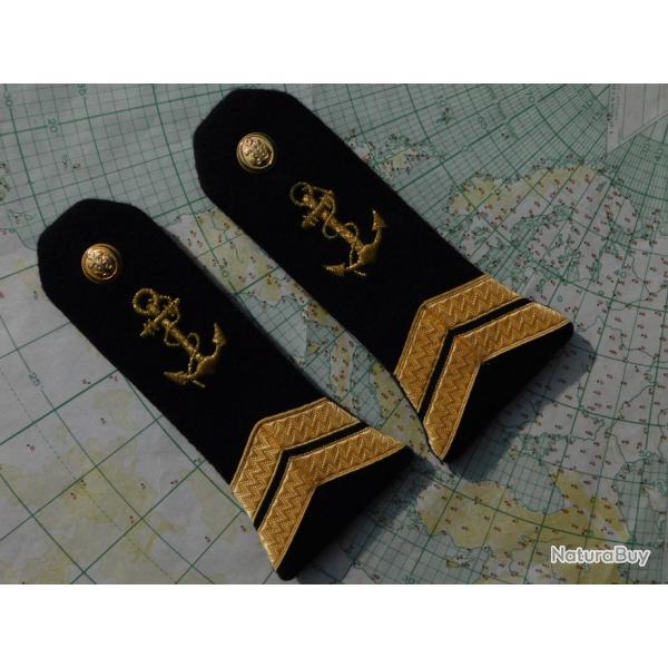 FUSILIERS MARINS - MARINE NATIONALE - EPAULETTES SECOND MAITRE - ETAT NEUF