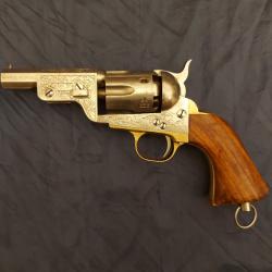 Colt 1851 snubnose gravé et barillet cannelé