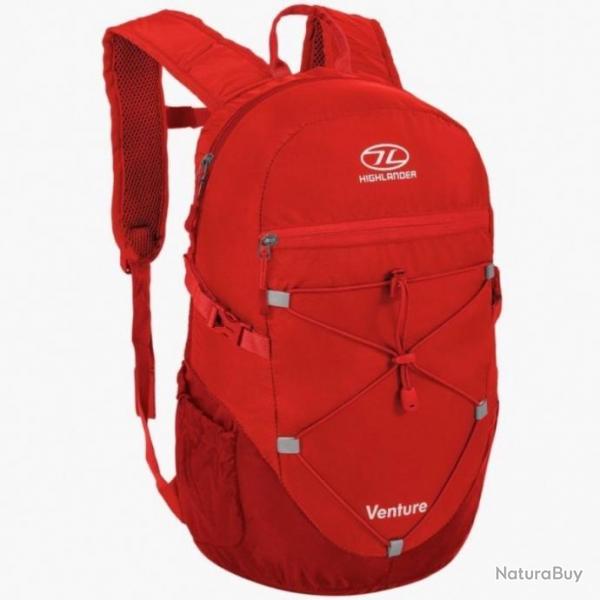 VENTURE Sac  dos - 20L - rouge