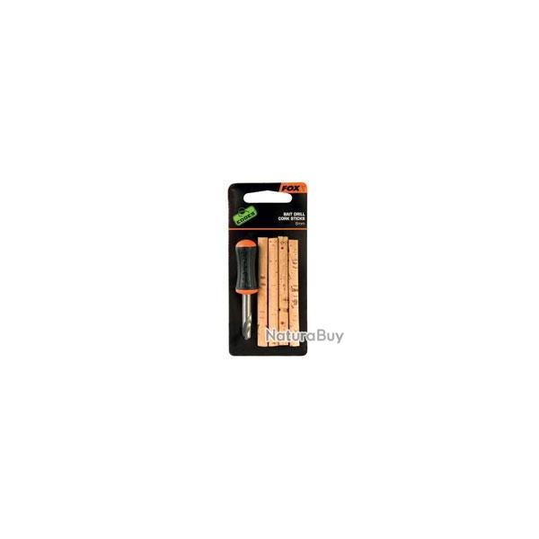 Vrille Fox Edges(TM) Bait Drill & Cork Sticks