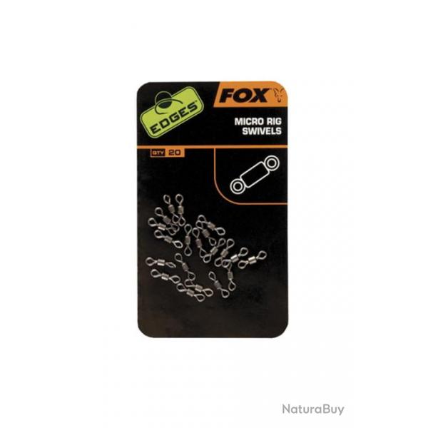 Emerillon Fox Edges(TM) Micro Rig Swivels - Swivels