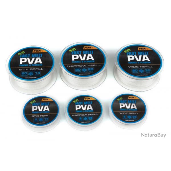 Recharge Filet Soluble Fox Edges(TM) Pva Mesh Refills Fast Melt Refills 35Mm Wide - 5M