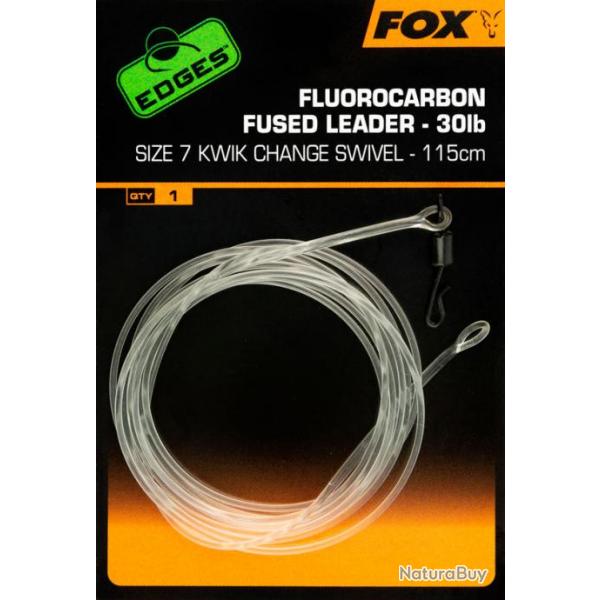 Montage Fox Edges(TM) Fluorocarbon Fused Leaders Kwik Change