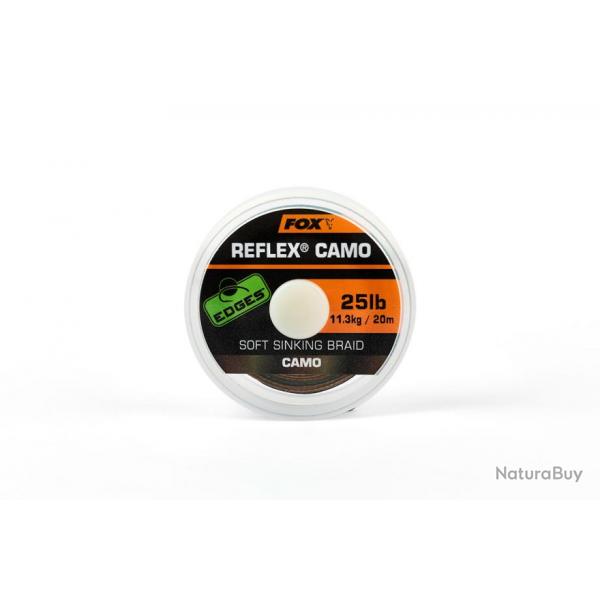 Tresse Fox Edges(TM) Reflex Camo 35Lb X20M