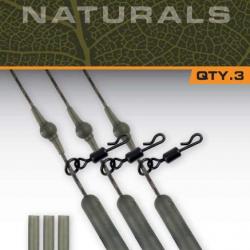 Montage Fox Naturals Submerged Heli Rigs 40Lb X 3