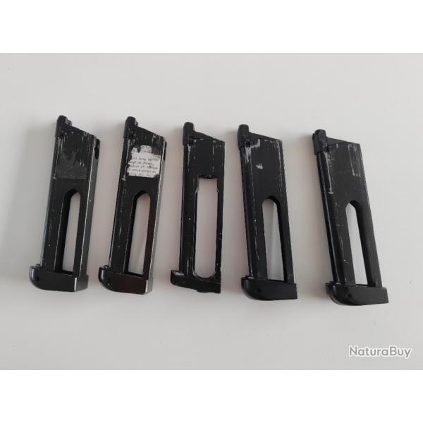 Lot chargeurs pour Colt 1911 inokatsu ou 1911a1 kjw enchre 1 sans prix de rserve