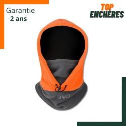 TOP ENCHERES SANS PRIX DE RESERVE : Cagoule coupe-vent polaire respirant - Orange et gris