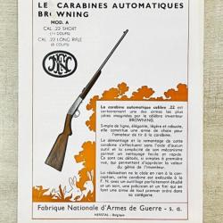 Notice carabine BROWNING SMOKELESS modèle A