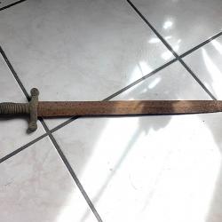 Glaive de pompier modele 1831 à nettoyer