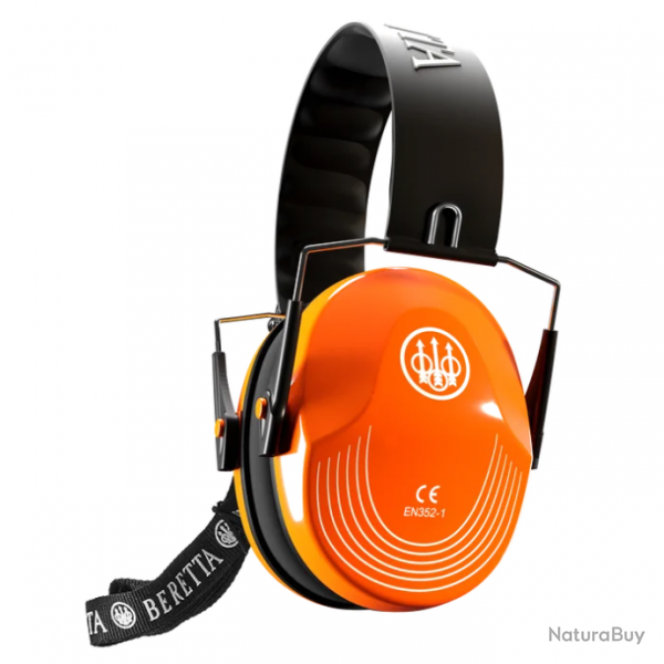 Casque Beretta antibruit - Orange