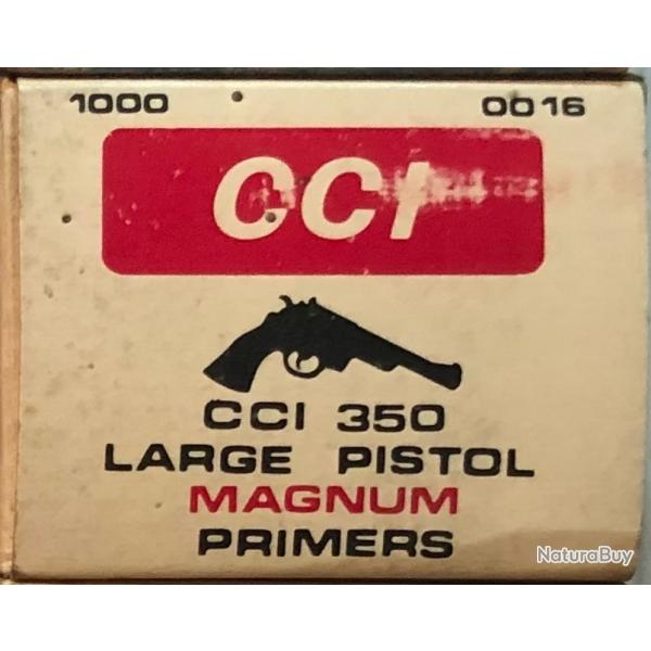 1000 Amorces  CCI 350 Large Pistol Magnum