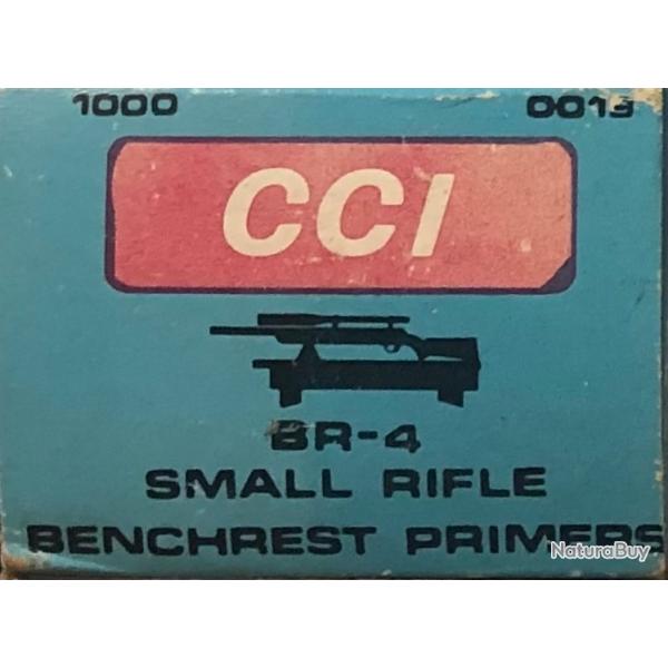 1000 Amorces  CCI BR-4 Small Rifle