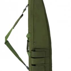 Sac de Transport Étanche 98 cm pour Fusil - Étui de Chasse Tissu Oxford Molle VERT