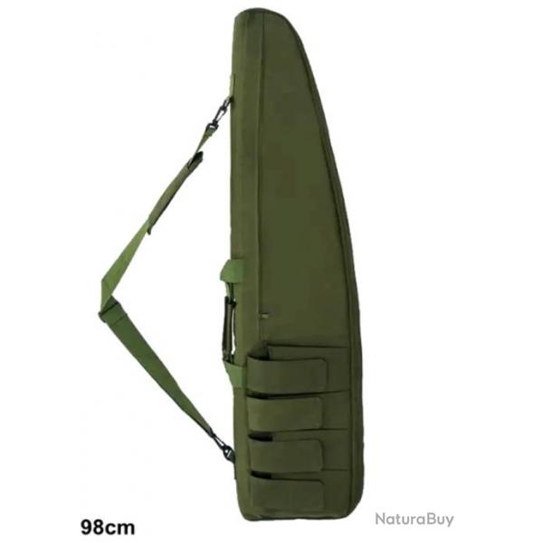 Sac de Transport tanche 98 cm pour Fusil - tui de Chasse Tissu Oxford Molle VERT