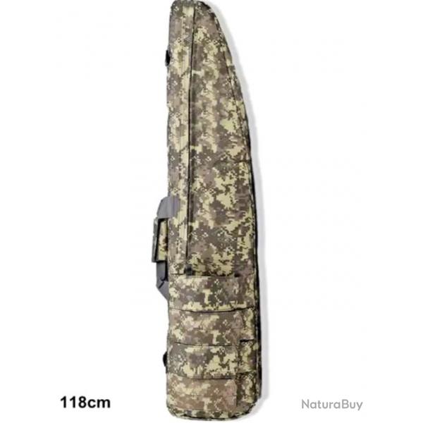 Sac de Transport tanche 118 cm pour Fusil - tui de Chasse Tissu Oxford Molle ACU