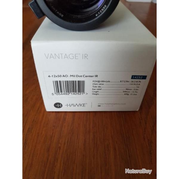 LUNETTE HAWKE VANTAGE 4 - 12 - 50