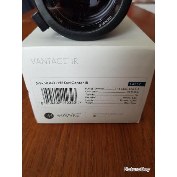 LUNETTE HAWKE VANTAGE 3 - 9 - 50